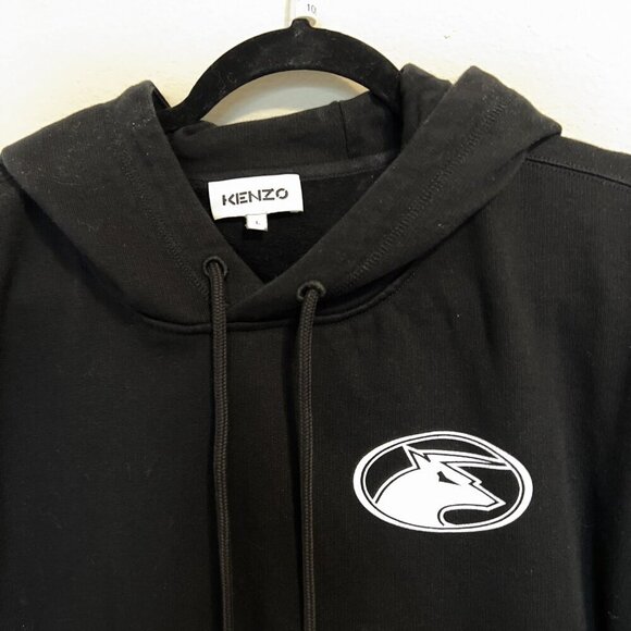 Kenzo CNY Oversized Hoody Year of the OX Size Large Color Black White - Picture 4 of 8